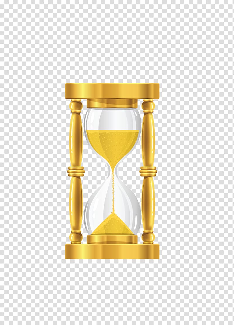 brown sand hour , Hourglass Sand Clock , golden hour hourglass transparent background PNG clipart