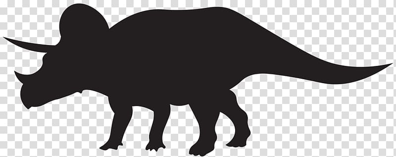 triceratops , Triceratops Tyrannosaurus T-shirt Stegosaurus Dinosaur, Dinosaurs Triceratops Silhouette transparent background PNG clipart