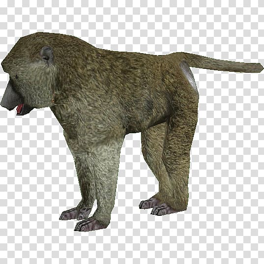 Zoo Tycoon 2 Macaque Olive baboon Primate, Baboon transparent background PNG clipart