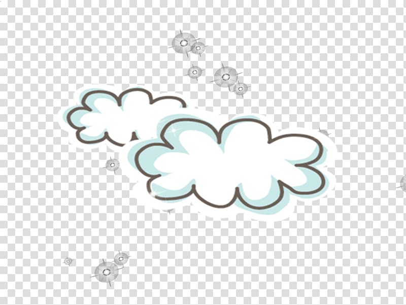 Cartoon Cloud computing, cloud transparent background PNG clipart