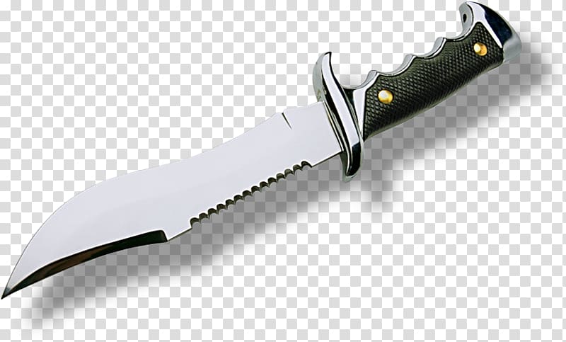 Bowie knife Hunting & Survival Knives Throwing knife Dagger, knife transparent background PNG clipart