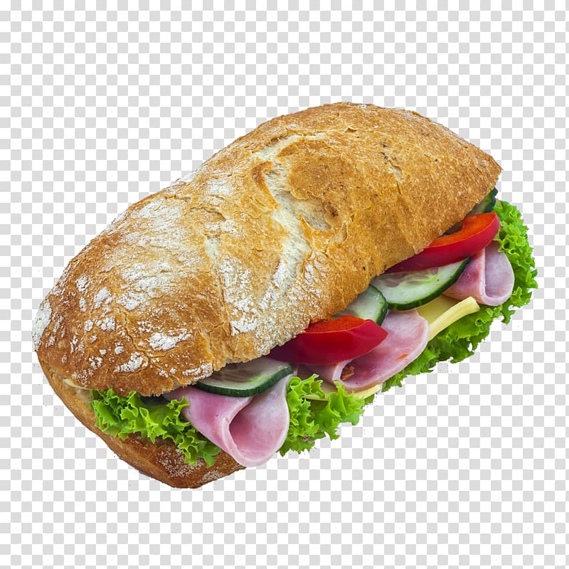 Bánh mì Baguette Submarine sandwich Bocadillo Breakfast sandwich, ham transparent background PNG clipart