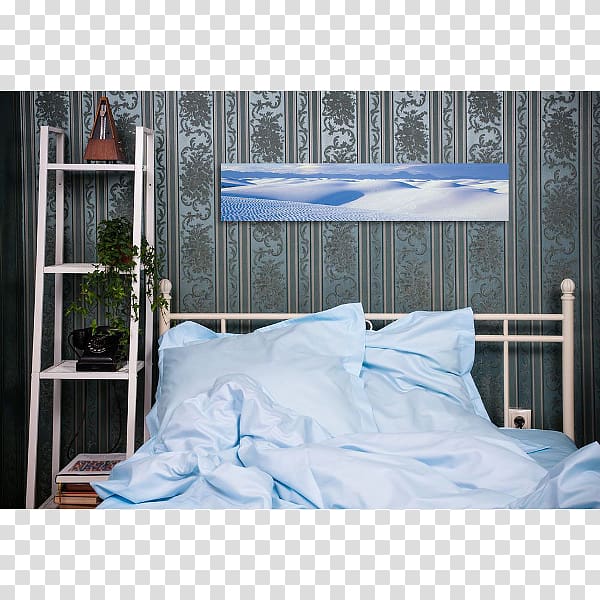 Bed frame Bed Sheets Interior Design Services Bedroom Light blue, mexiko transparent background PNG clipart