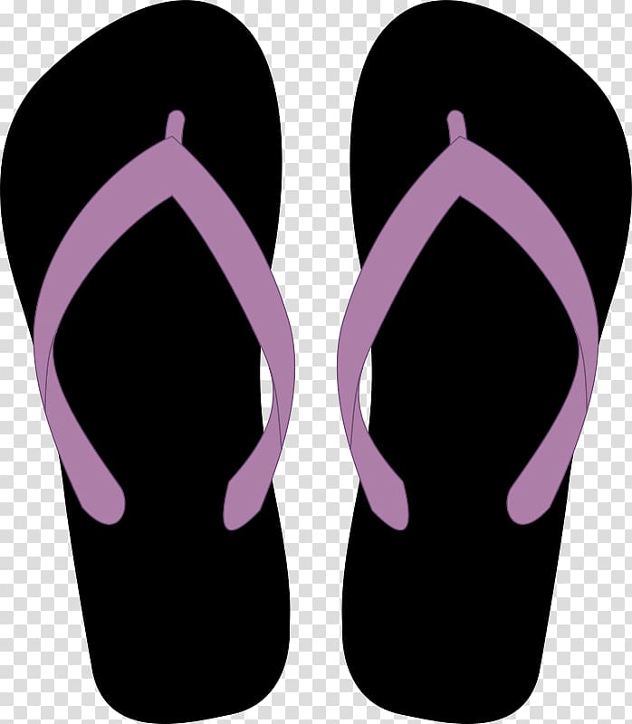 Flip-flops Free content , Purple cartoon sandals transparent background PNG clipart