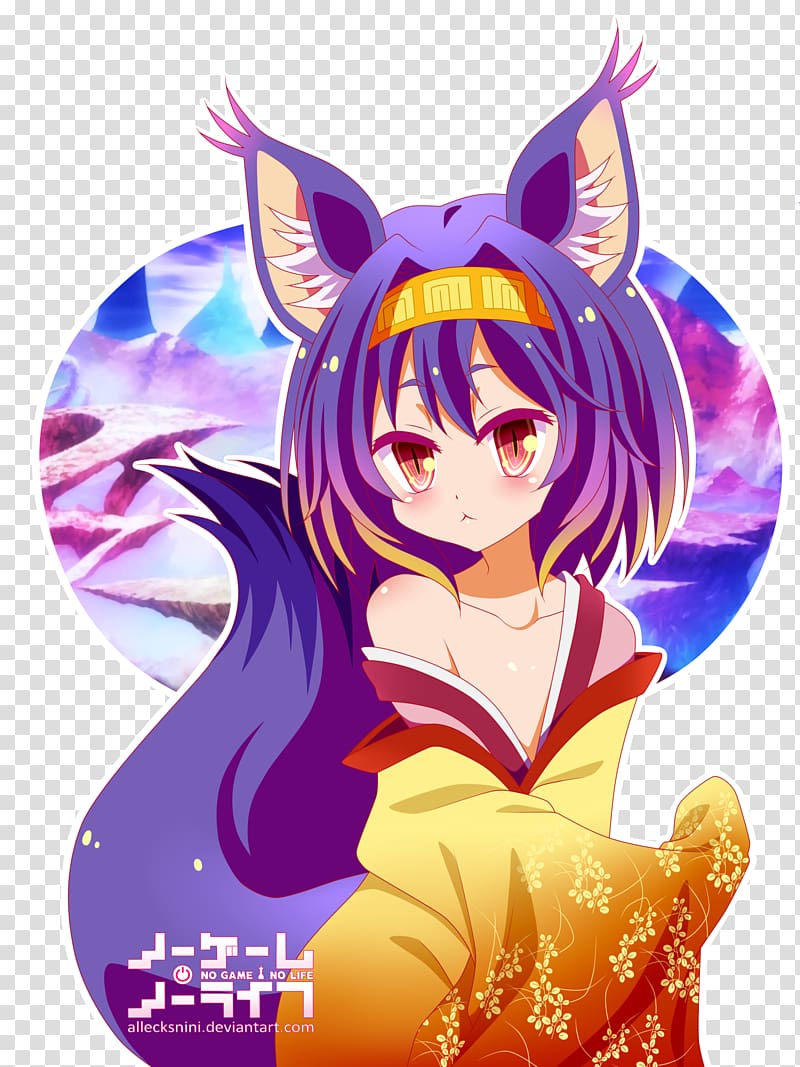 Fan art Anime No Game No Life Desktop , Anime transparent background PNG clipart