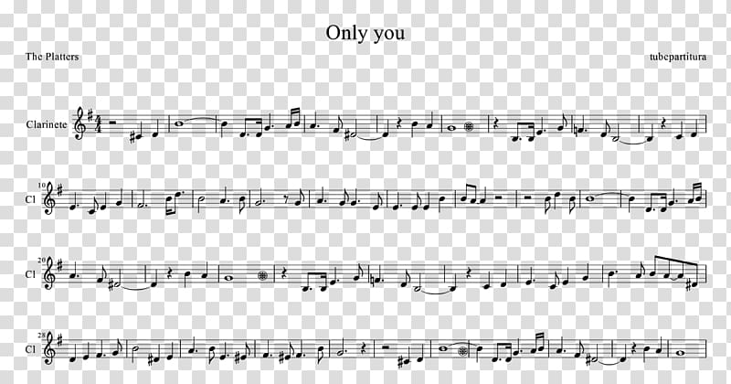 YouTube Only You (And You Alone) Sheet Music Trumpet Song, youtube transparent background PNG clipart