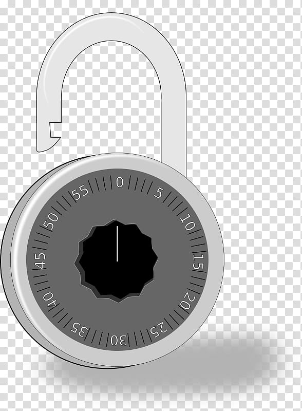 Padlock Combination lock Number, Combination Lock transparent background PNG clipart