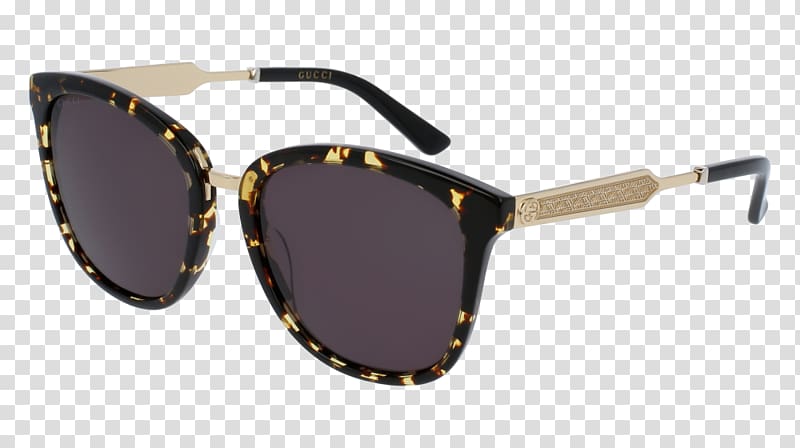 Sunglasses Gucci Grey Fashion, luxury three-dimensional gold frame ...