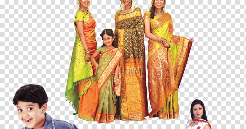 Sari Textile Silk Model Fashion, Ganeshji transparent background PNG clipart