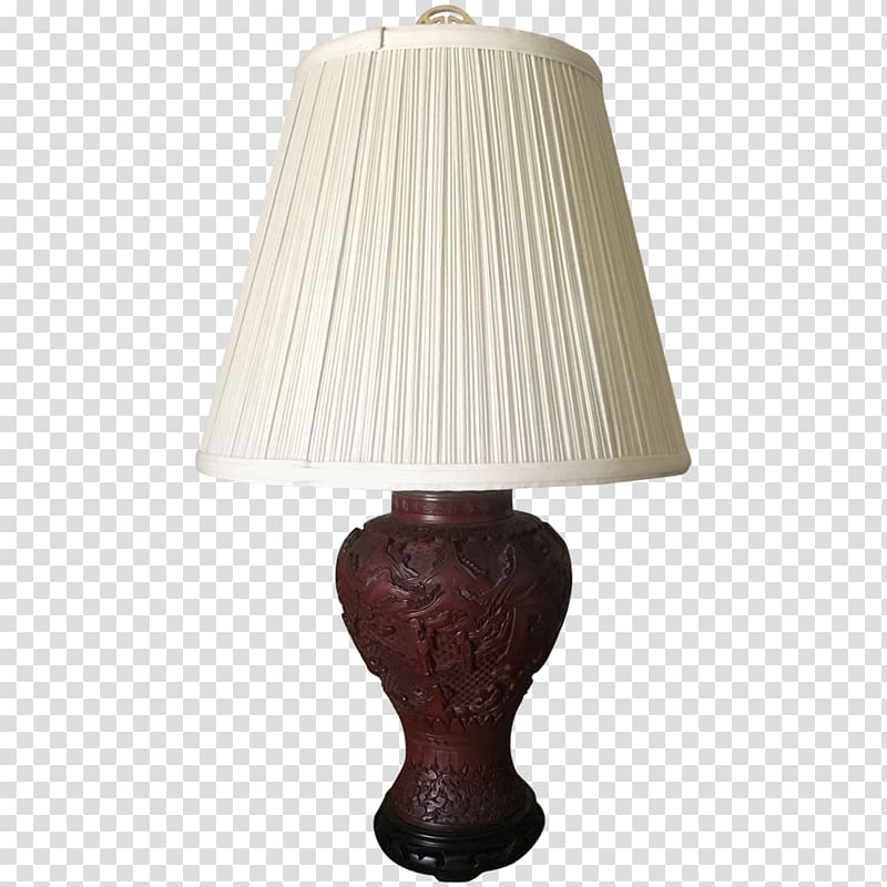 Light fixture Lighting, chinese style wooden vase on the table transparent background PNG clipart