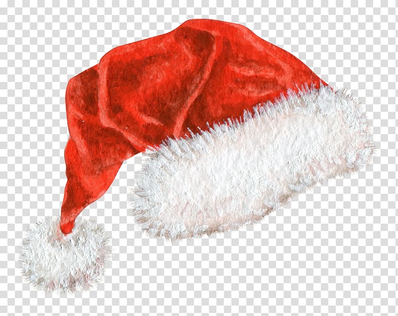Hat Christmas Red, Christmas hats transparent background PNG clipart