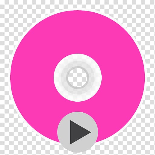 pink purple symbol, App Dvdplayer transparent background PNG clipart