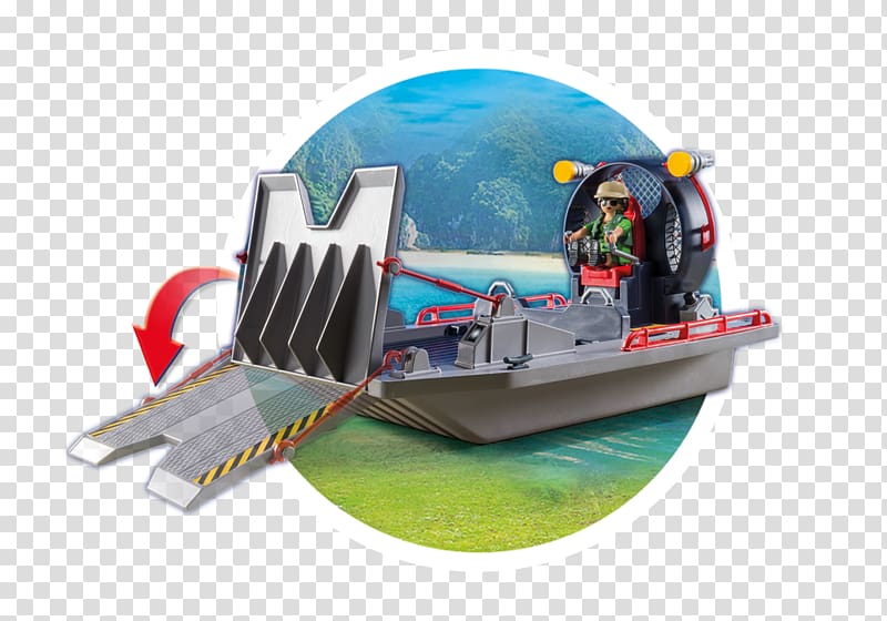 Playmobil United Kingdom Dinosaur Airboat, united kingdom transparent background PNG clipart