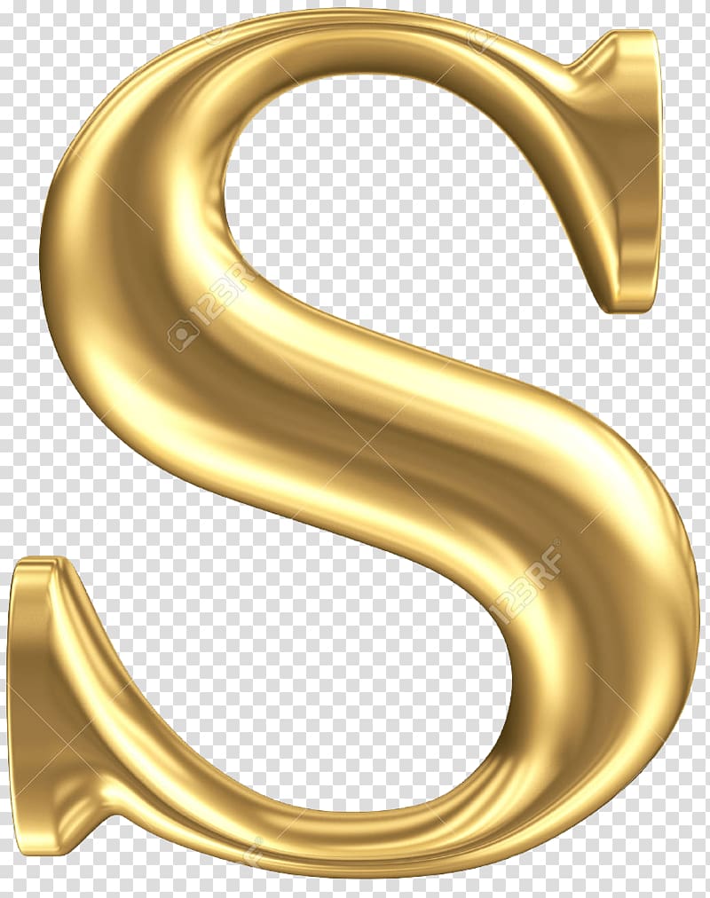 Letter English alphabet Gold, gold transparent background PNG clipart