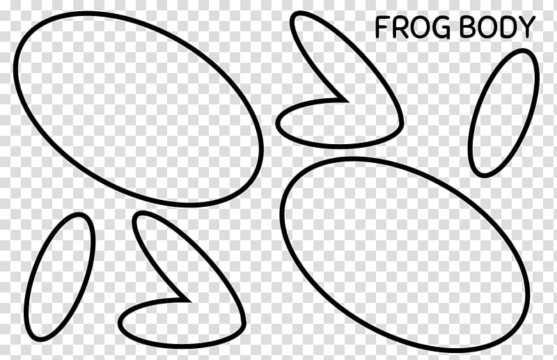 Frog Template Paper Pattern, amphibian transparent background PNG clipart