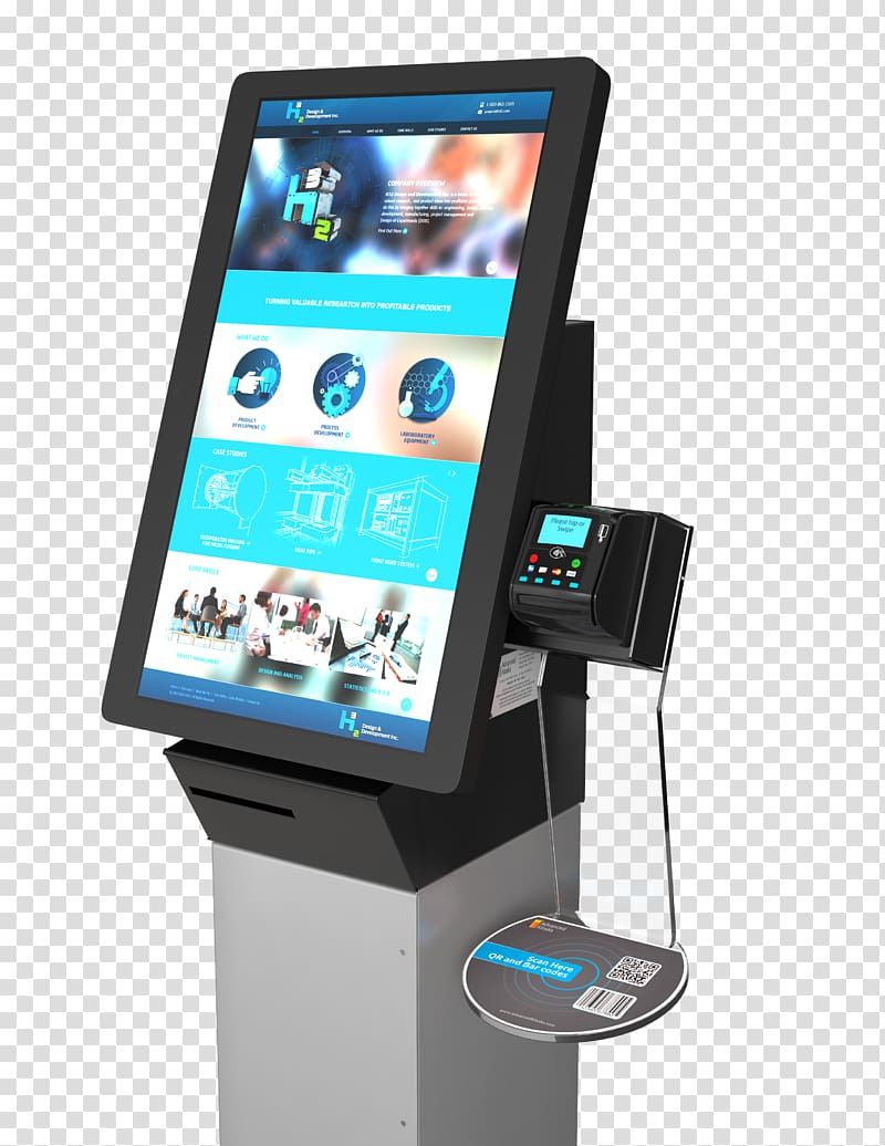 Interactive Kiosks Self-service Vending Machines Display device, others transparent background PNG clipart