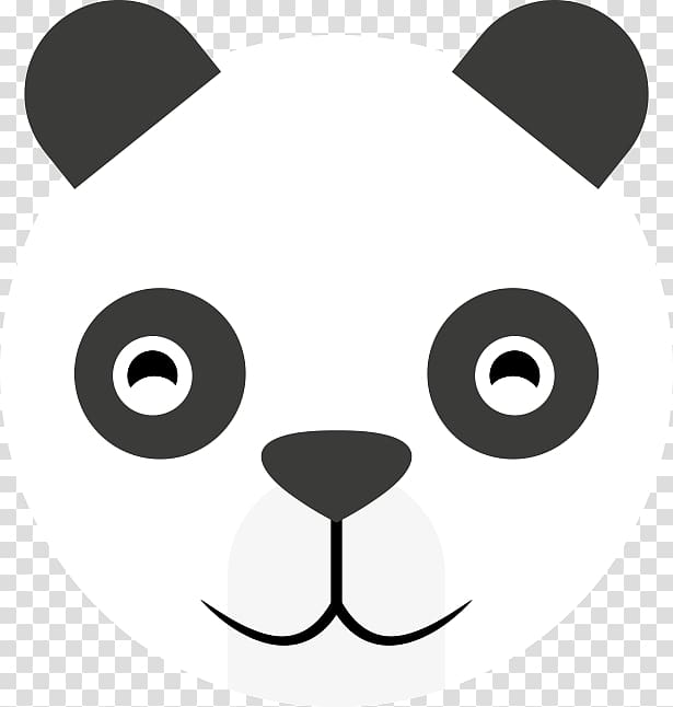 Giant panda Google Bear Black and white , google transparent background PNG clipart