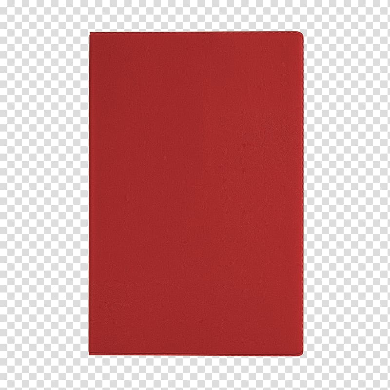 Rectangle, Red notebook transparent background PNG clipart