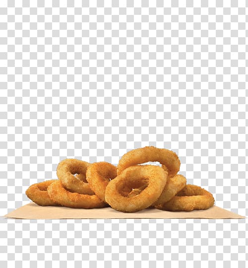 Burger King Onion Rings Hamburger French fries, onion rings transparent background PNG clipart