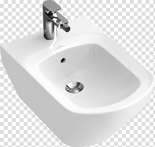 Bidet Villeroy & Boch Flush toilet Squat toilet Sink, sink transparent background PNG clipart