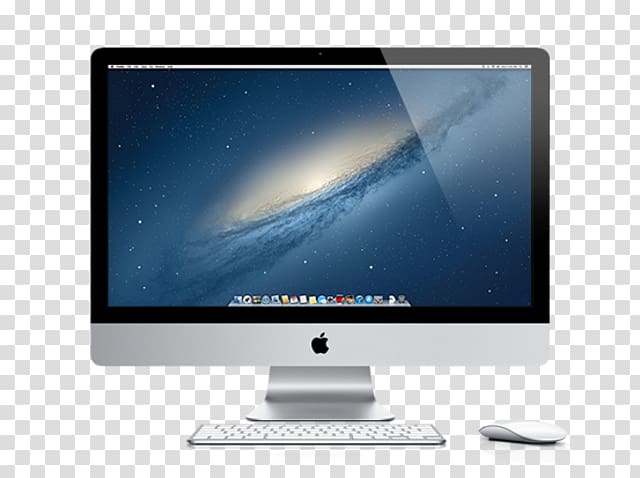 iMac Apple Intel Core i5, office promotions transparent background PNG clipart