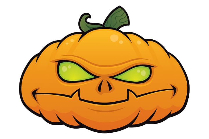 Pumpkin Monster Jack-o\'-lantern, Mean Pumpkin transparent background PNG clipart