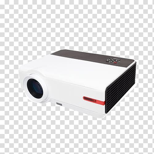Video projector 1080p Home cinema LCD projector, Home projector transparent background PNG clipart