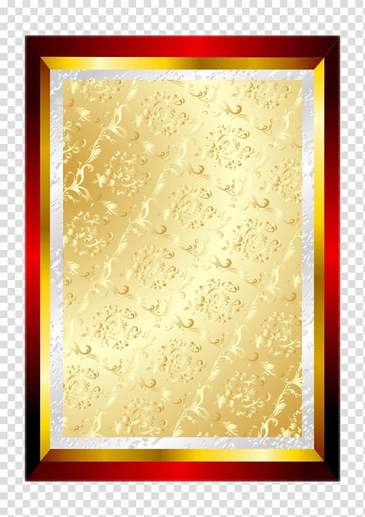 gold floral border, Authorization, Gold Shapai transparent background PNG clipart