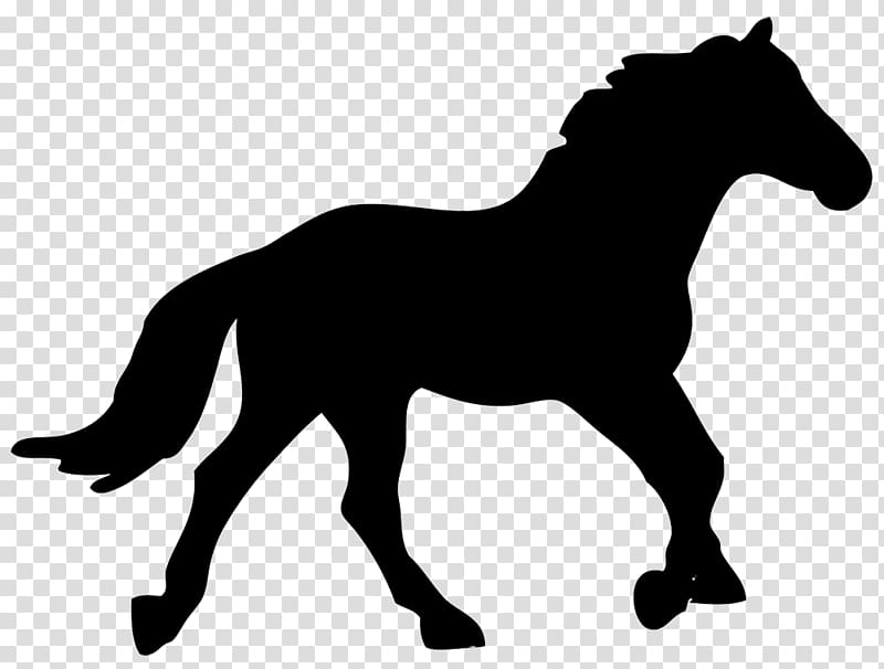American Quarter Horse Canter and gallop Silhouette , Graphic Wrapping Paper transparent background PNG clipart