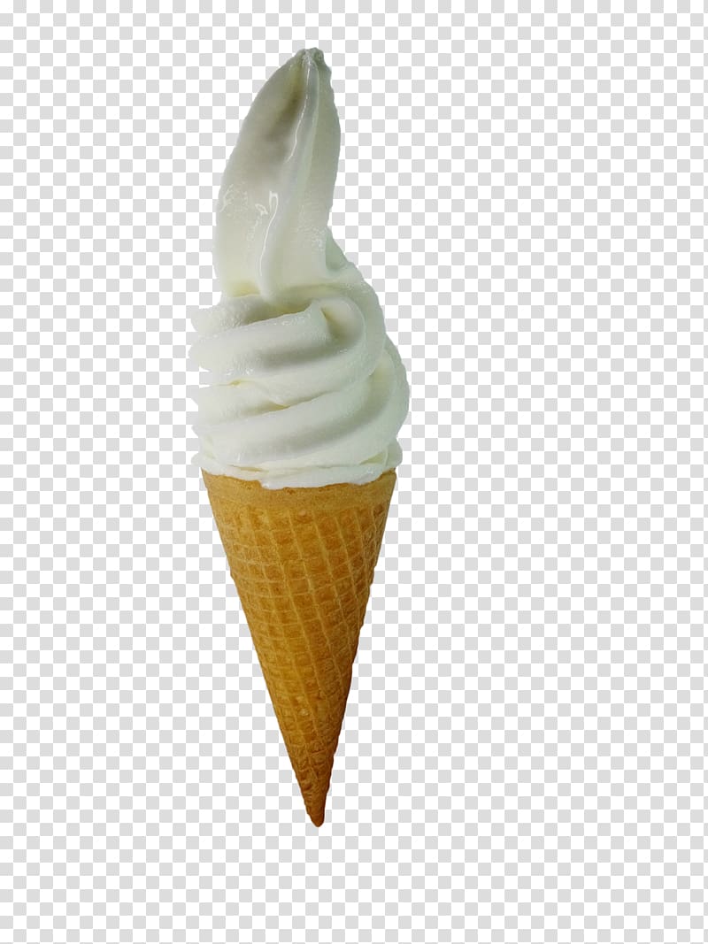 Ice Cream Cones Vanilla Food, wafers transparent background PNG clipart