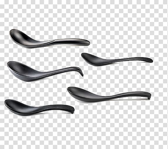 Soup spoon Porcelain Plastic, Melamine spoon transparent background PNG clipart