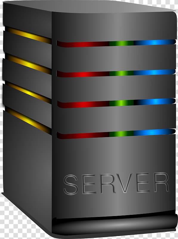 black Server illustration, Server Microsoft PowerPoint , server transparent background PNG clipart