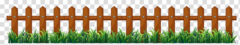 brown wooden fence illustration, Cartoon , fence transparent background PNG clipart