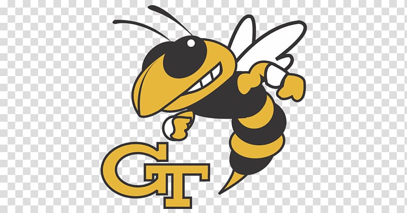 Georgia Institute of Technology Georgia Tech Yellow Jackets football Georgia Bulldogs football Miami Hurricanes football Yellowjacket, Zedin Tech Logo transparent background PNG clipart