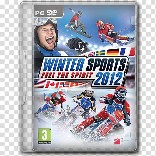 Winter Sports feel the spirit 2012 PC game case, team sport hobby race racing, Winter Sports 2012 Feel the Spirit transparent background PNG clipart