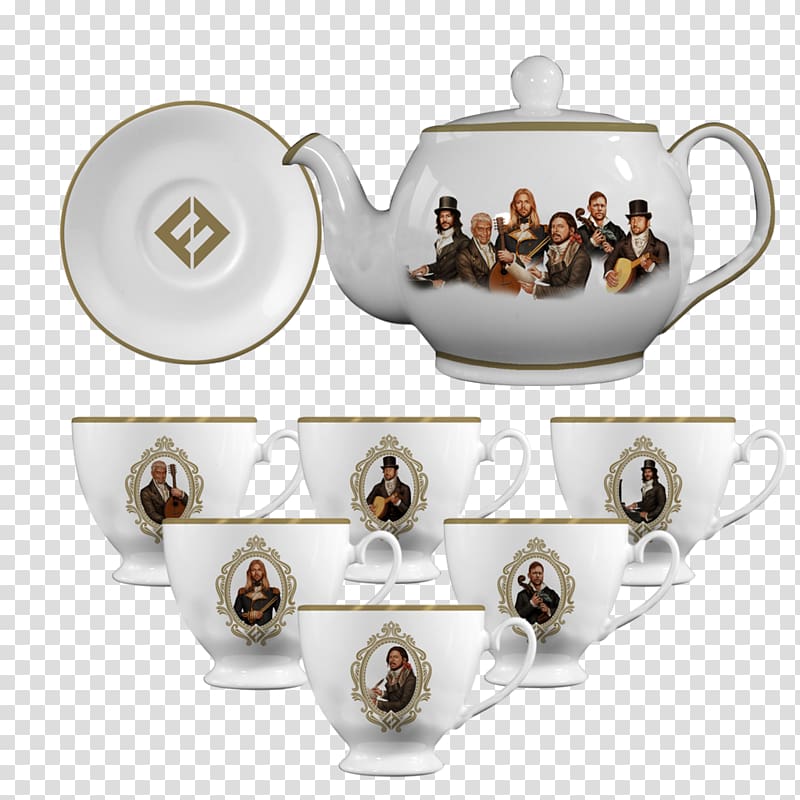 Tea set Teapot Saucer Tableware, tea time transparent background PNG clipart