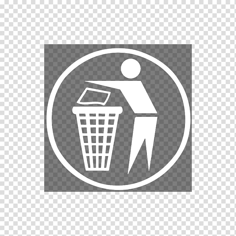 Litter Rubbish Bins & Waste Paper Baskets Sign, symbol transparent background PNG clipart