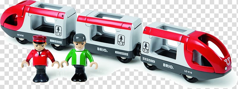 Toy Trains & Train Sets Passenger car Rail transport Brio, toy-train transparent background PNG clipart