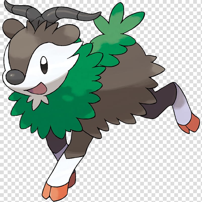 Pokémon X and Y Pokémon Gold and Silver Gogoat Skiddo, pokemon go transparent background PNG clipart