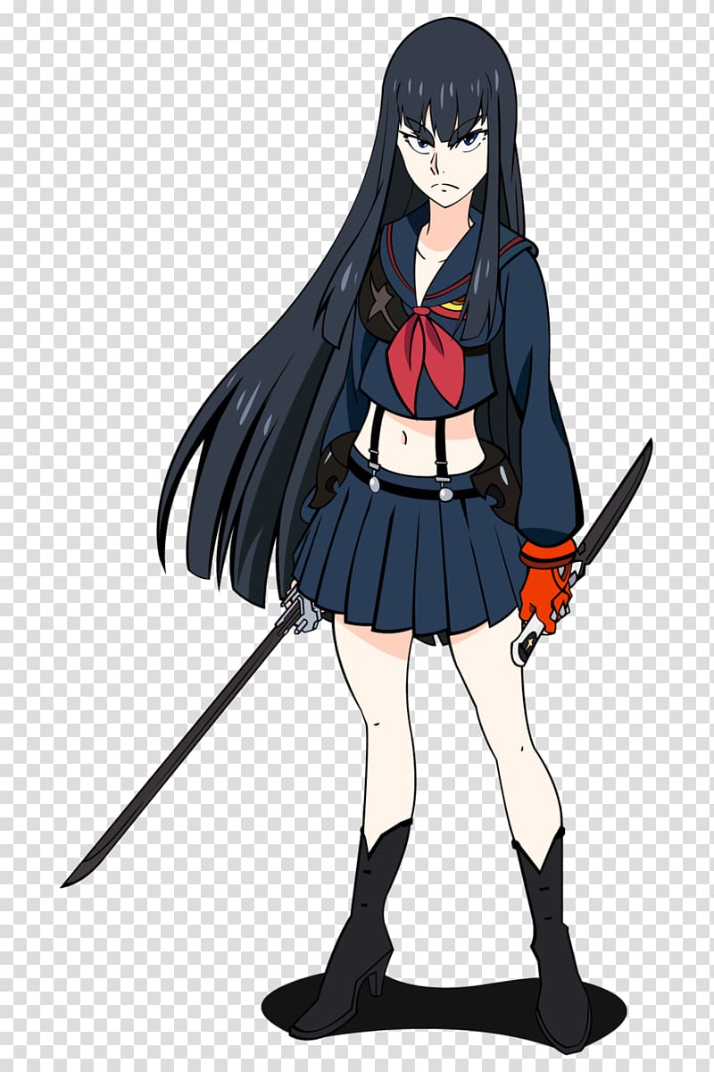 Satsuki Kiryuin Senketsu Ryuko Matoi Mako Mankanshoku Ira Gamagoori, Satsuki transparent background PNG clipart