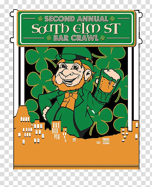 Saint Patrick\'s Day Pub crawl Graphic design, st patrick's day transparent background PNG clipart
