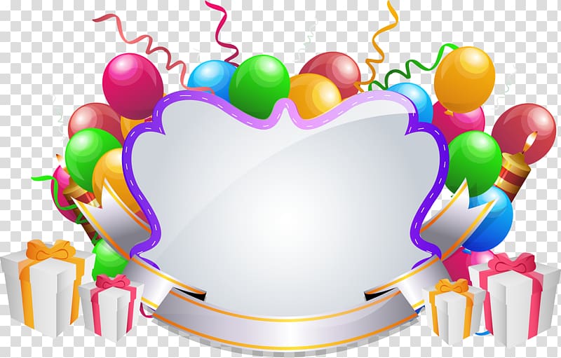 balloon display card transparent background PNG clipart