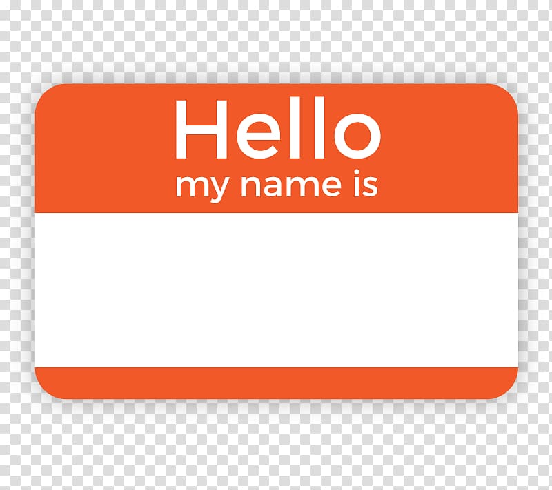 Name tag Label Paper Template Badge, Hello My Name Is transparent background PNG clipart