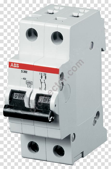 Circuit breaker ABB Group DIN rail ABB Control Inc. ABB Stotz-Kontakt, circuit breaker transparent background PNG clipart