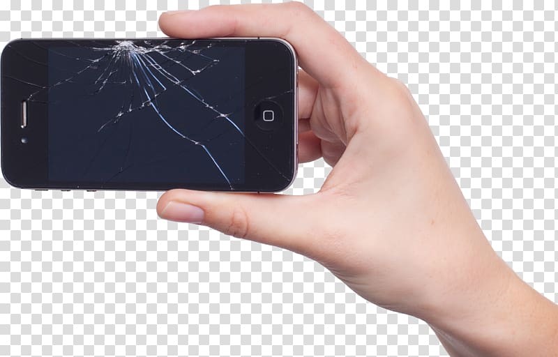 Phone in hand transparent background PNG clipart