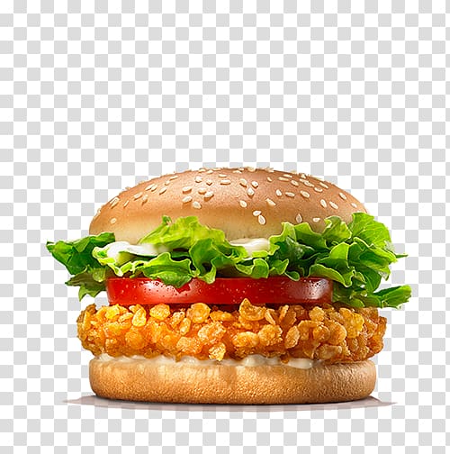 Chicken sandwich Whopper Hamburger Burger King Specialty Sandwiches Crispy fried chicken, burger king transparent background PNG clipart