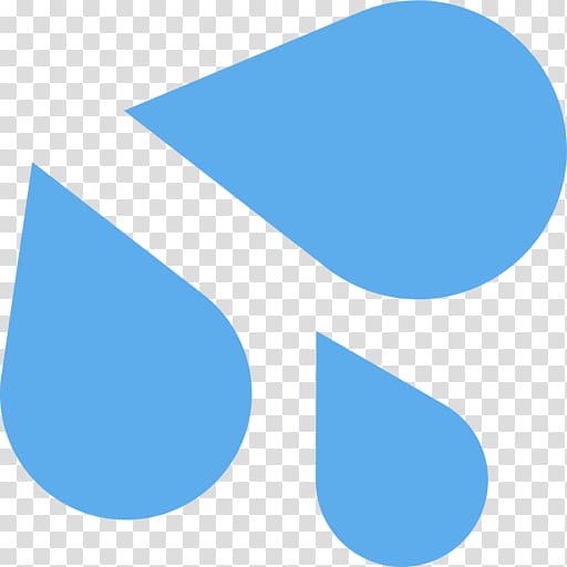 blue water droplets , Emoji Drop Perspiration Computer Icons, gotas de agua transparent background PNG clipart