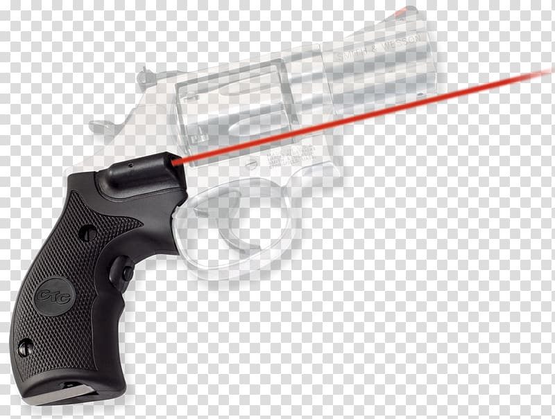 Trigger Revolver Firearm Smith & Wesson Crimson Trace, weapon transparent background PNG clipart