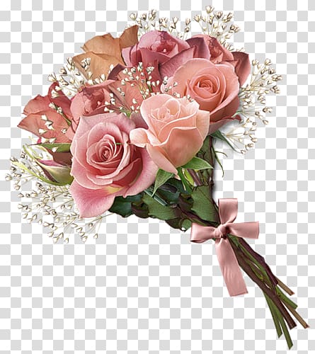 Bouquet of flowers transparent background PNG clipart