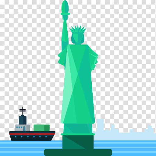 Statue of Liberty Computer Icons, the statue of libertystripes transparent background PNG clipart